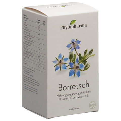 PHYTOPHARMA Borretsch Kaps 500 mg