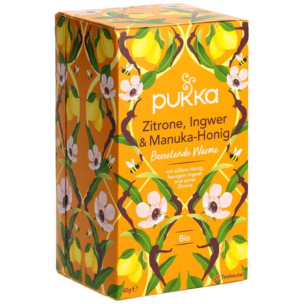 Pukka Zitrone Ingwer & Manuka-Honig Tee Bio Btl 20 Stk