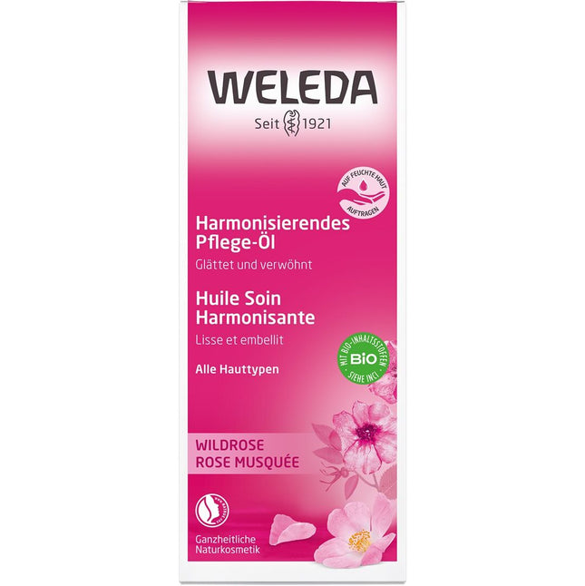 Weleda Pflege-Öl harmonisierend Wildrose Glasfl 100 ml