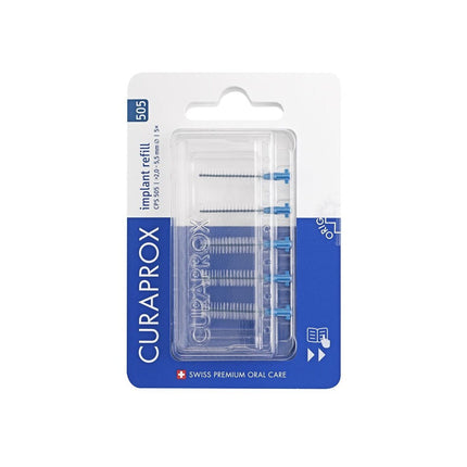 Curaprox CPS 505 Implant Interdentalbürsten refill blue 5 Stk