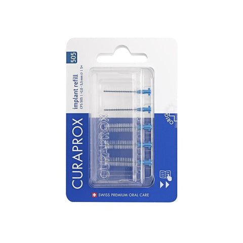 Curaprox CPS 505 Implant Interdentalbürsten refill blue 5 Stk