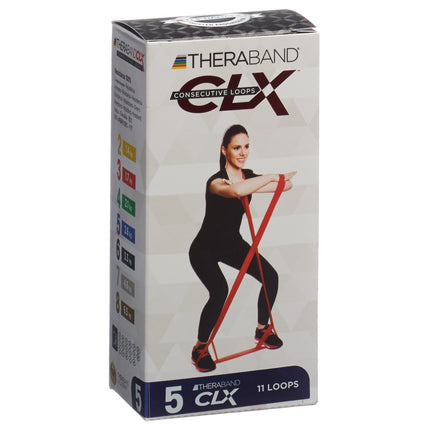 Thera Band CLX11 Loops individual 2.6kg blau extrastark gut trainierte Frauen Männer