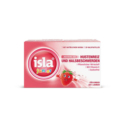 Isla Junior Pastillen Erdbeere 20 Stk