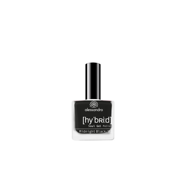 Alessandro International Hybrid Soul Gel Polish Midn.Black