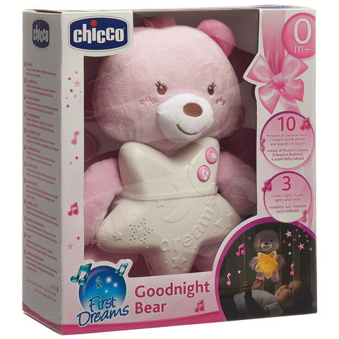 Chicco Gute Nacht Bärchen pink