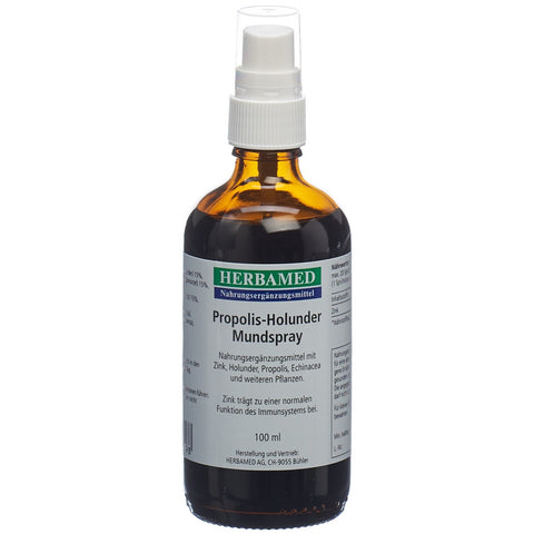 HERBAMED Propolis-Holunder Mundspray