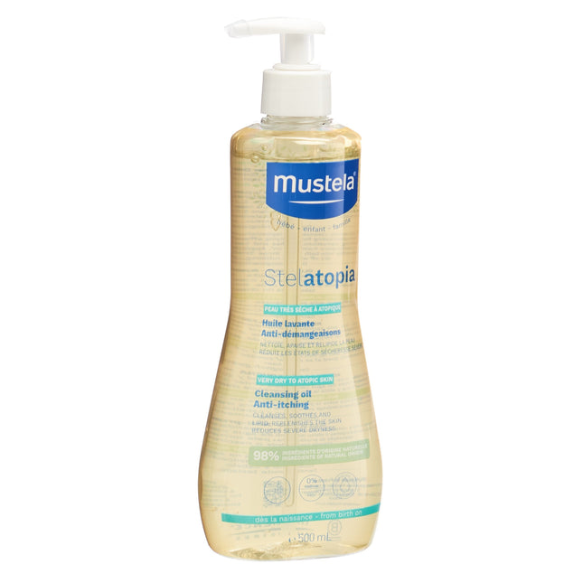 Mustela STELATOPIA Waschöl atopische Haut Disp 500 ml