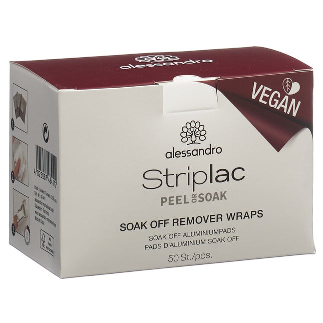 Alessandro International Striplac 2 0 Soak Off Wraps 50 Stk