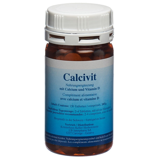 Calcivit Calcium und Vitamin D Tabl Ds 150 Stk