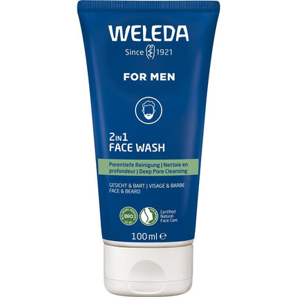 Weleda FOR MEN Face Wash 2in1 Tb 100 ml