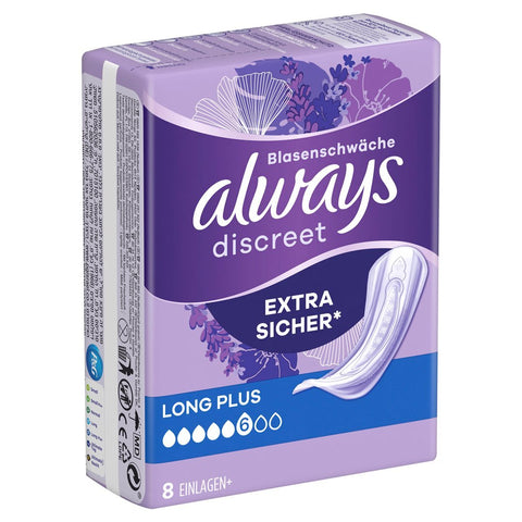 always Discreet Inkontinenz Long Plus 8 Stk