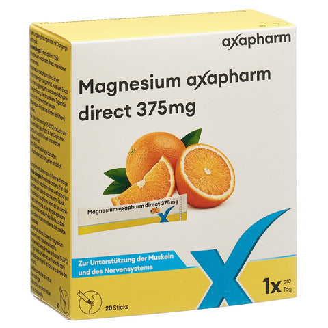 Magnesium Axapharm direct Sticks 375 mg 