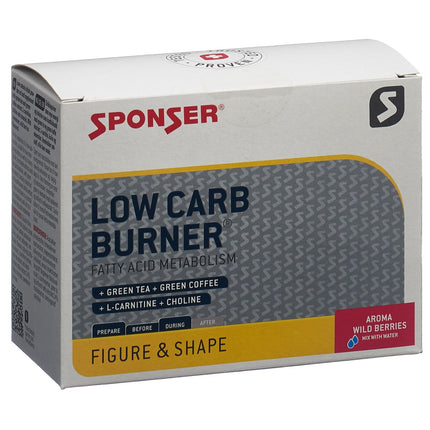 Sponser Low Carb Burner Plv Wild Berries 20 Btl 6 g