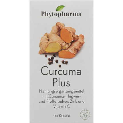 Phytopharma Curcuma Plus Kaps Fl 100 Stk