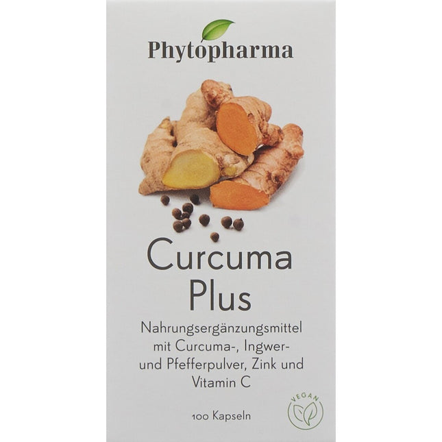 Phytopharma Curcuma Plus Kaps Fl 100 Stk