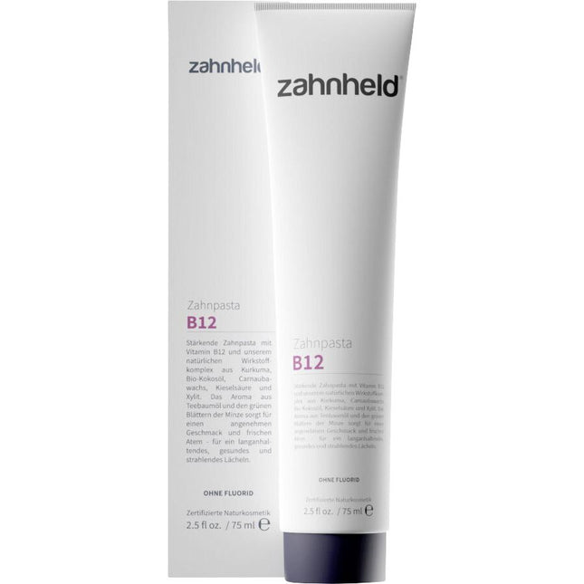 Zahnheld Zahncreme mit Vitamin B12 ohne Flourid Tb 75 ml