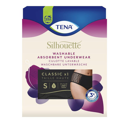 TENA Silhou Class Washable Underwear S schwarz (Promotion: 4 für 3)