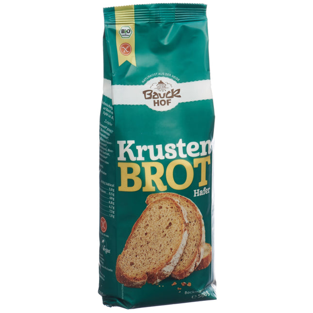 Bauckhof Krustenbrot Hafer glutenfrei Btl 500 g