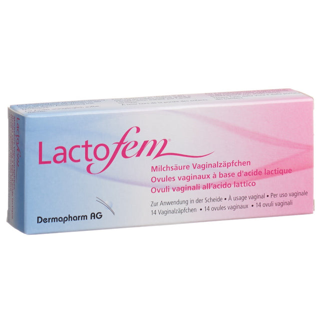 LACTOFEM Milchsäure Vaginalzäpfchen