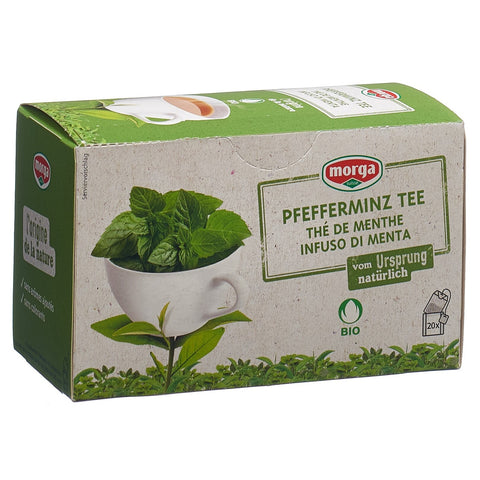 MORGA Pfefferminz Tee m/H Bio Knospe Btl