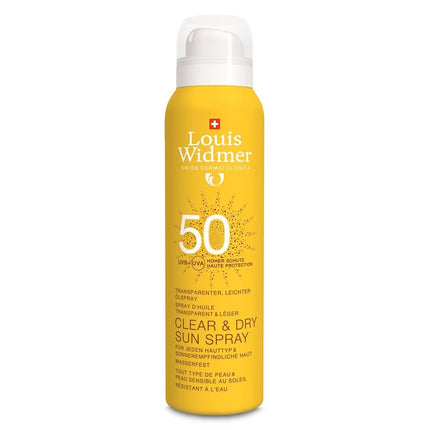 Louis Widmer Clear & Dry Sun LSF50 parfumiert Spr 200 ml