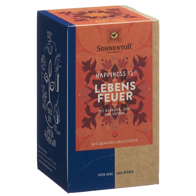 Sonnentor Happiness is Lebensfeuer Tee BIO Btl 18 Stk