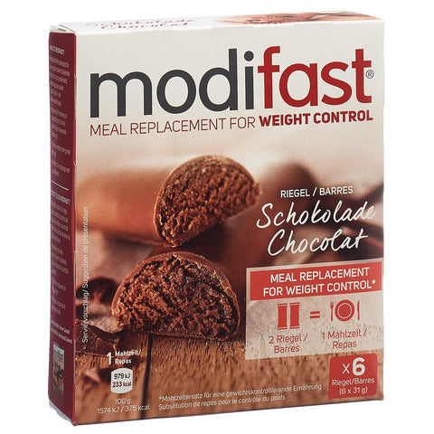 Modifast Riegel Schokolade 6 x 31 g