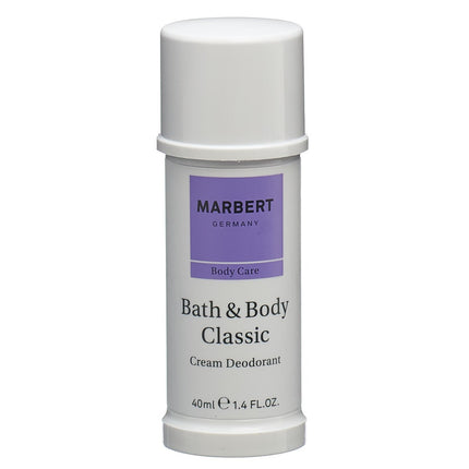 Marbert Bath & Body Classic Cream Deodorant 40 ml