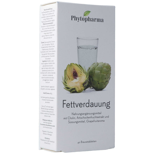 Phytopharma Fettverdauung Brausetabl Ds 40 Stk