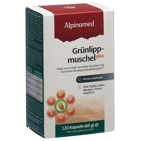 ALPINAMED Grünlippmuschel Plus Kaps 120 Stk