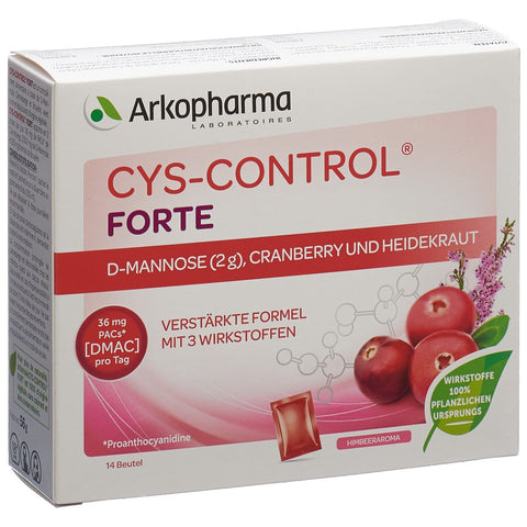 Cys-Control Forte D-Mannose Cranberry Heidekraut Btl 14 Stk