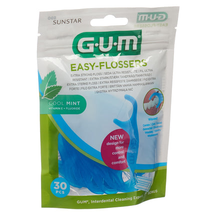 GUM Easy-Flossers Zahnseidesticks Cool Mint 30 Stk