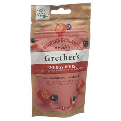 Grethers Energy Boost Aronia Pastillen vegan Btl 45 g