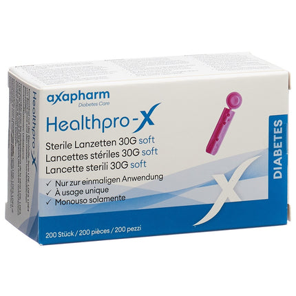 Healthpro-X Lanzetten 30G steril soft 200 Stk