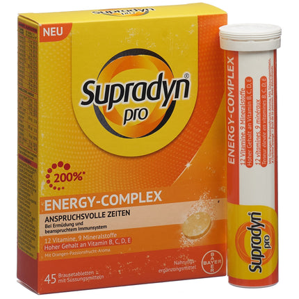 Supradyn pro energy-complex (Nahrungsergänzungsmittel), Brausetabletten