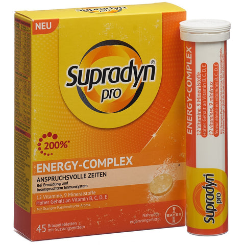 Supradyn pro energy-complex (Nahrungsergänzungsmittel), Brausetabletten
