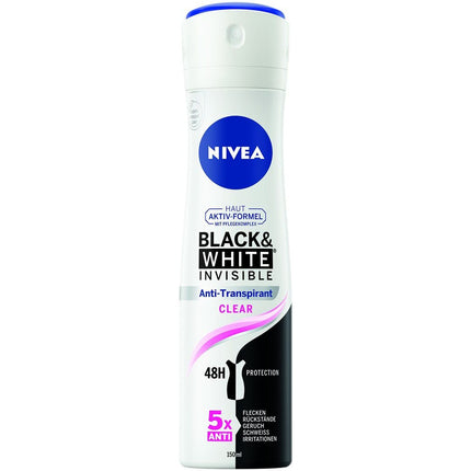 Nivea Female Deo Invisible for Black & White Aeros Clear Spr 150 ml