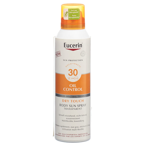 Eucerin SUN Body Spray Oil Contr Dry Touch LSF30 200 ml