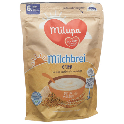 Milupa Milchbrei Griess nach 6 Monaten Btl 400 g