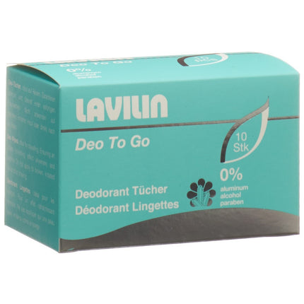 Lavilin Deodorant Tücher Box 10 Stk