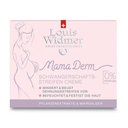 Louis Widmer MamaDerm Schwangerschaftsstreifen Creme ohne Parfum 250 ml