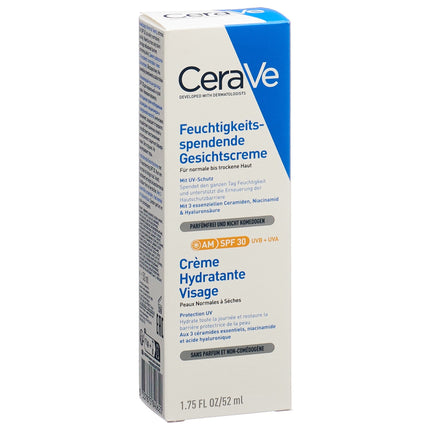 CeraVe Feuchtigkeitsspendende Gesichtscreme LSF30 Tb 52 ml