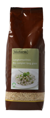 Biofarm Reis Langkorn Knospe Btl 1 kg