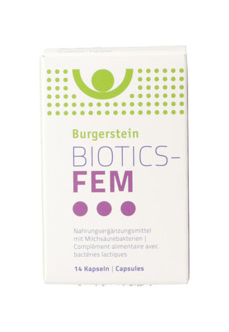Burgerstein BIOTICS-FEM Kaps 14 Stk