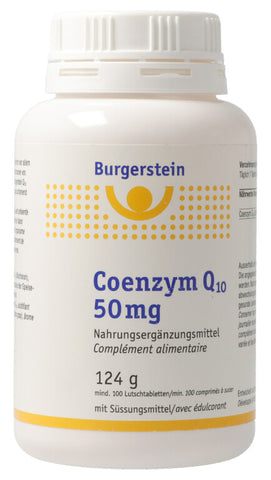 Burgerstein Coenzym Q10 Lutschtabl 50 mg Ds 100 Stk