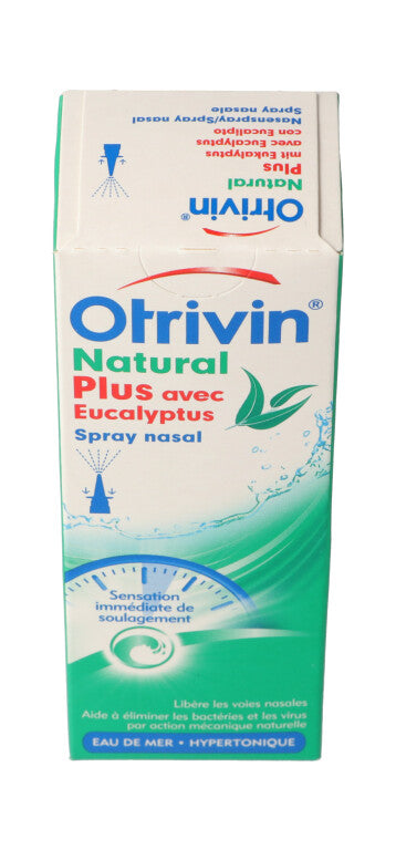 Otrivin Natural Plus Eucalyptus avec de l'eau de mer hypertonique