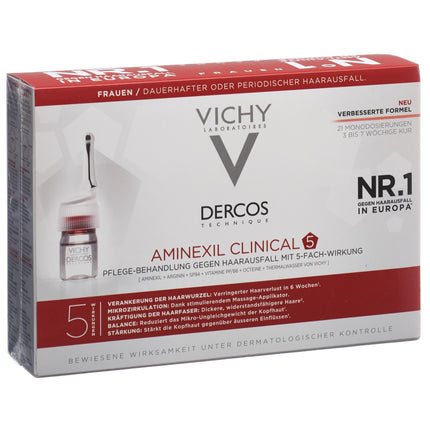 Vichy Dercos Aminexil Clinical 5 Frauen 21 x 6 ml