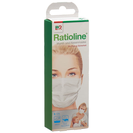 Ratioline Mund- und Nasenmaske 6 Stk