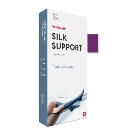 Venosan Silk A-D Support Socks S sisko violet 1 Paar