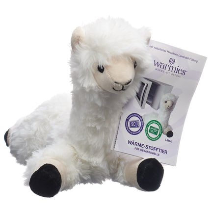 Warmies Wärme-Stofftier Lama Lavendel-Füllung removable pack